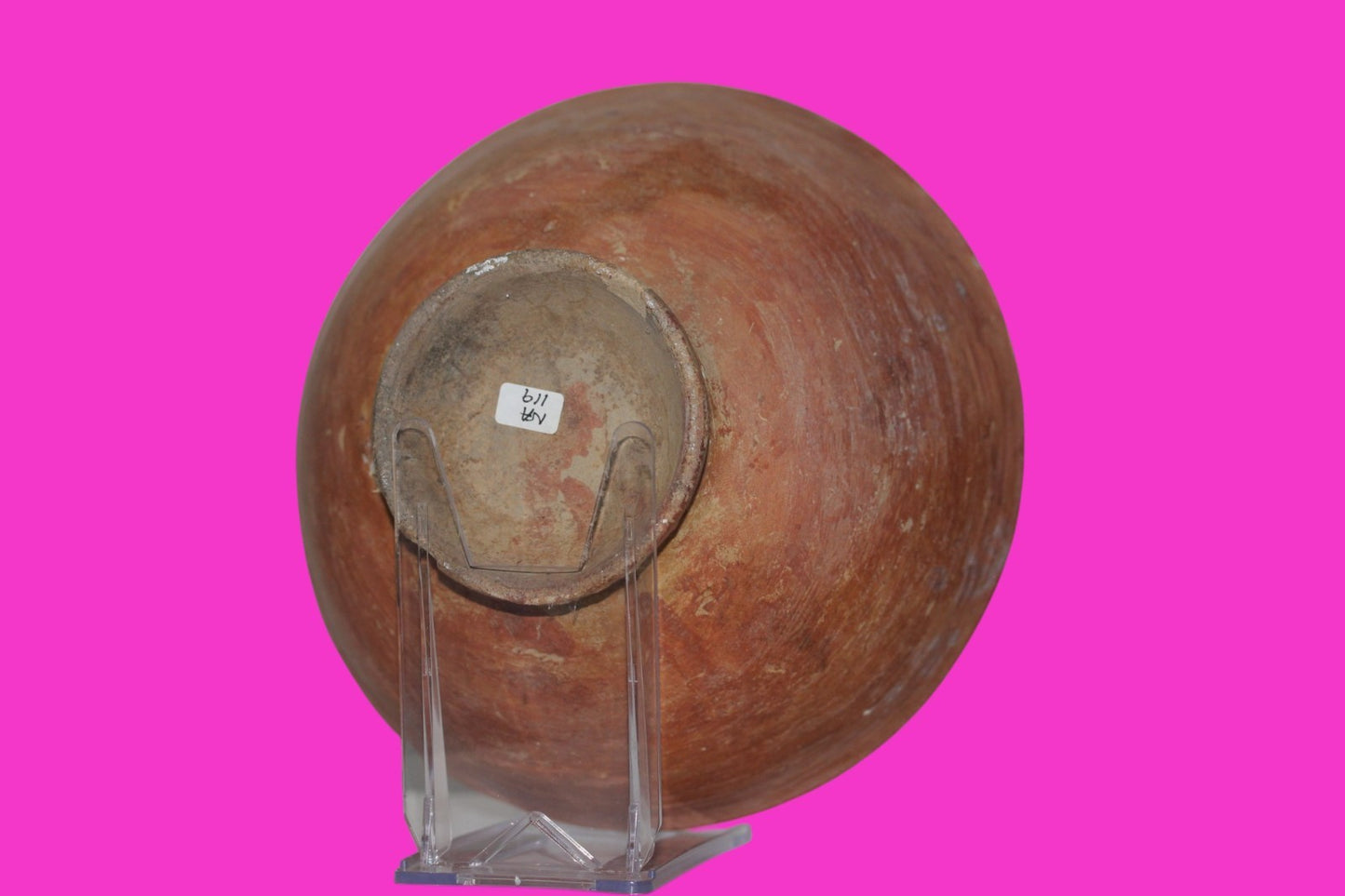 Pre Columbian Authentic Artifact Pedestal Bowl Nazca Peru 500 to 800 AD COA J53