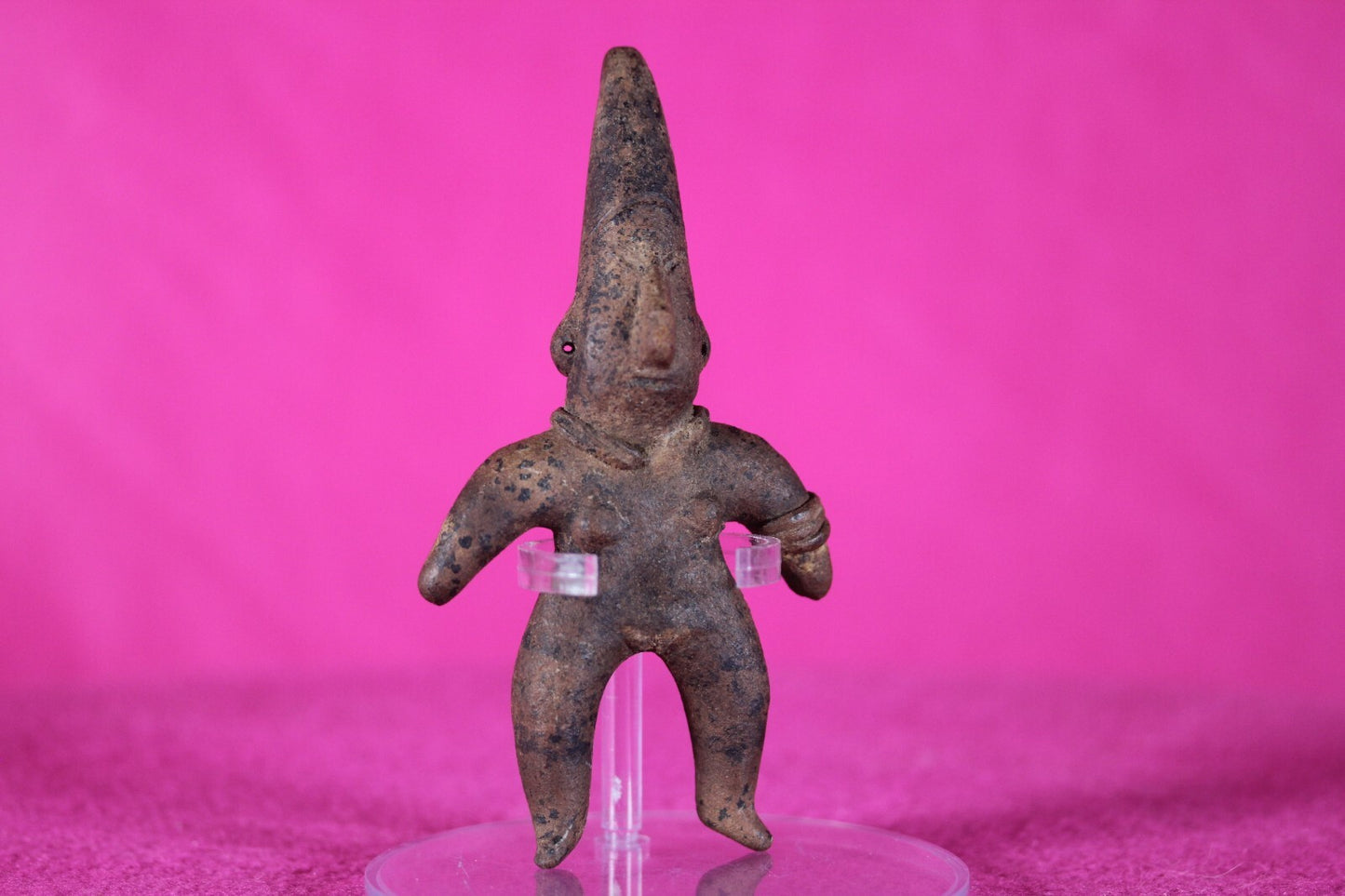 Pre Columbian Authentic Artifact Girl Figure Colima Mexico 100 BC-250 AD COA 138