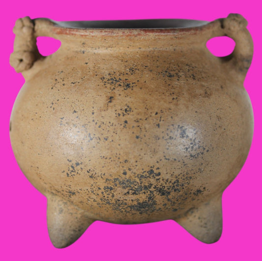 Pre Columbian Authentic Artifact  Tripod Bowl Nicoya Costa Rica 700 AD COA J07