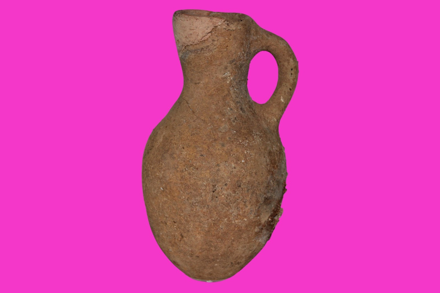 Ancient Holy Land Artifact King David Era Jug Land of Jesus Christ 1000 BC COA 8
