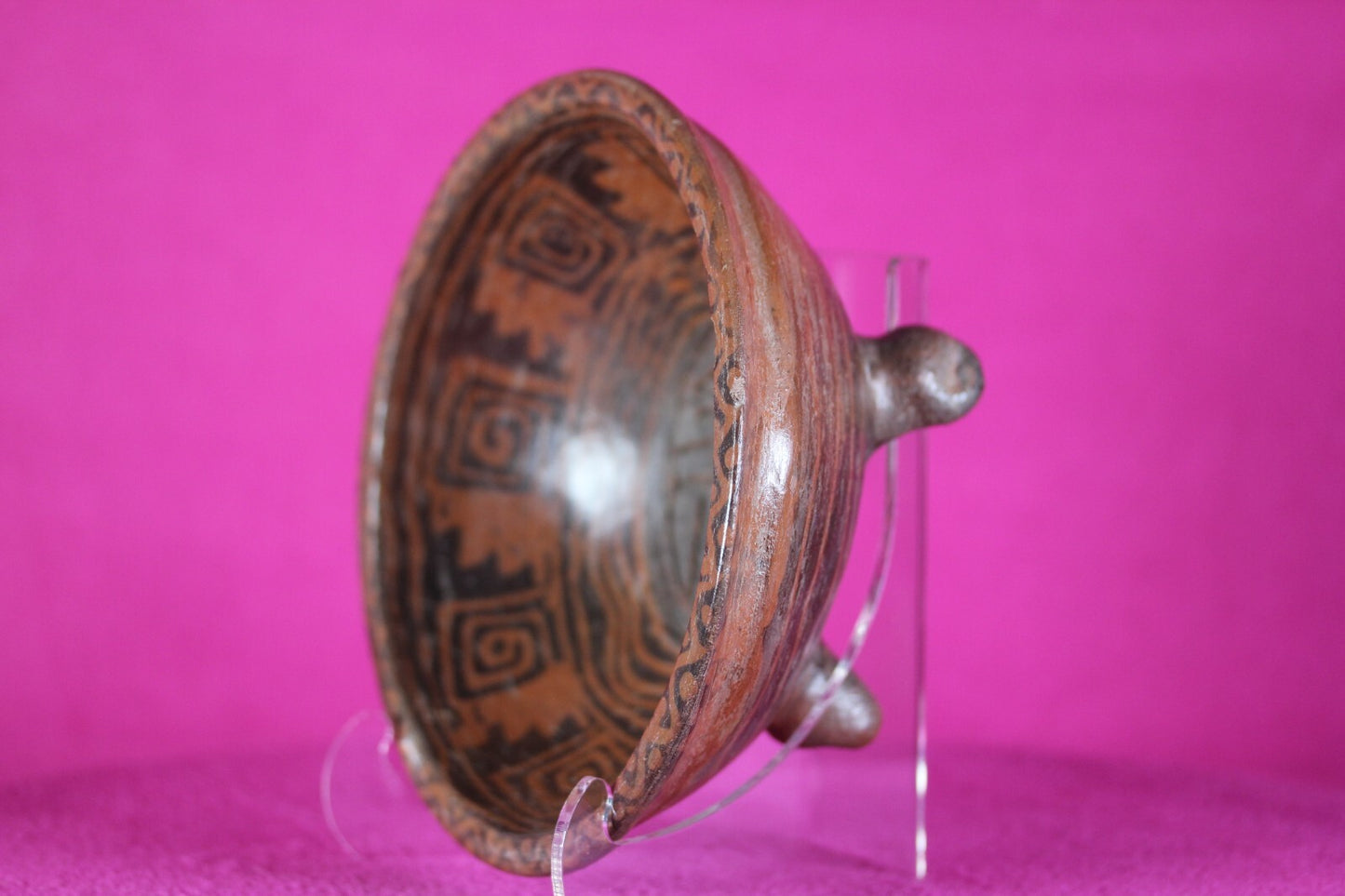 Authentic Pre Columbian Artifact Michoacan Tripod Bowl Ex Arte Primitivo COA T26