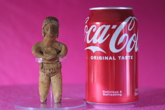 Authentic Pre Columbian Artifact Tomb Figure Colima Mexico 100 BC-250 AD COA 130