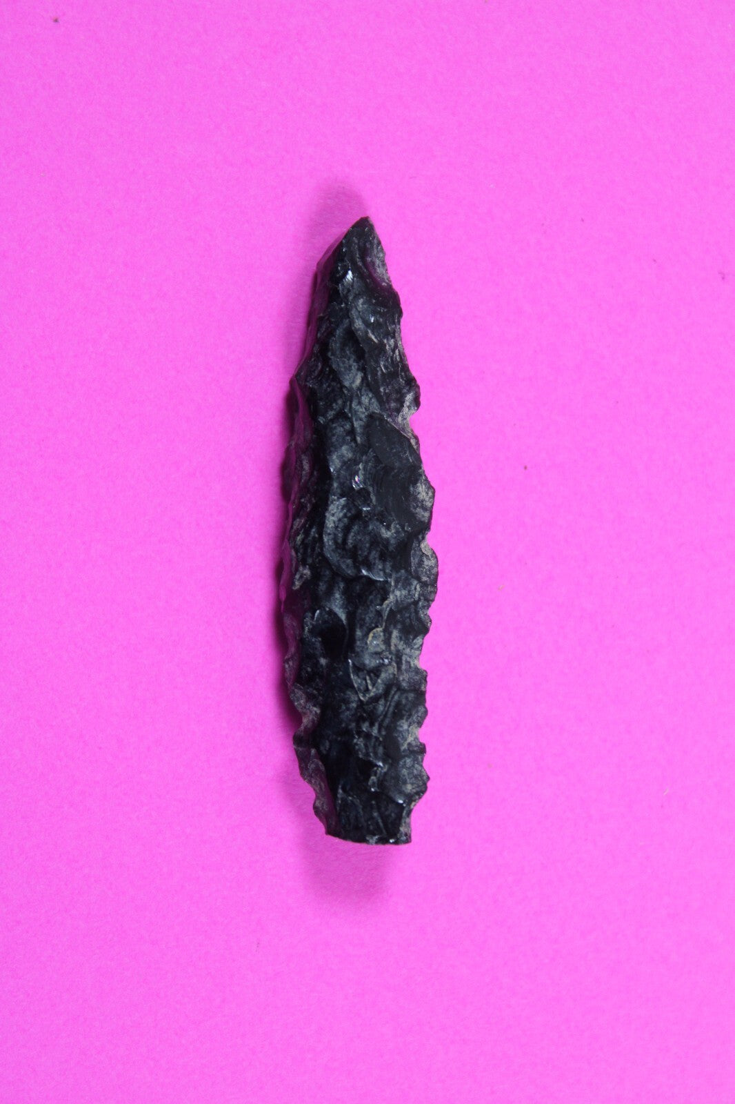 Authentic Pre Columbian Artifact Aztec Arrowhead Battle of Mexico City COA 25