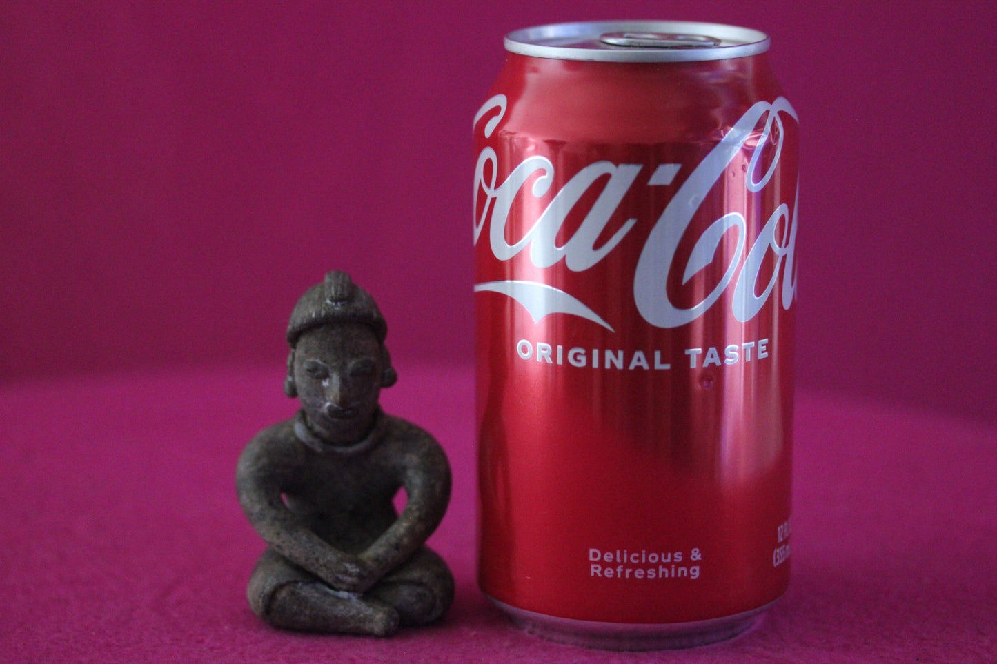 Authentic Pre Columbian Artifact Male Seated Tomb Figure Colima Mexico COA 193