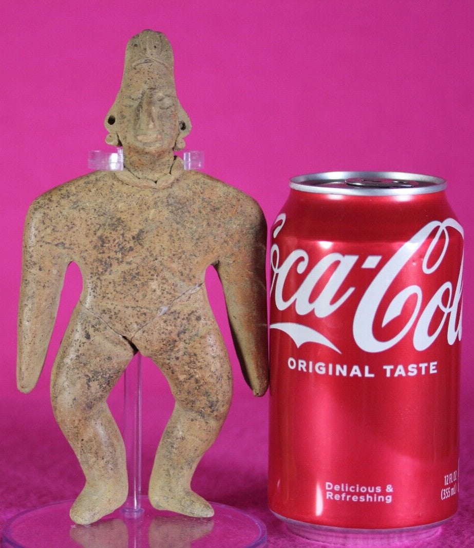 Authentic Pre Columbian Artifact Tomb Figure Colima Ex Arte Primitivo COA T58