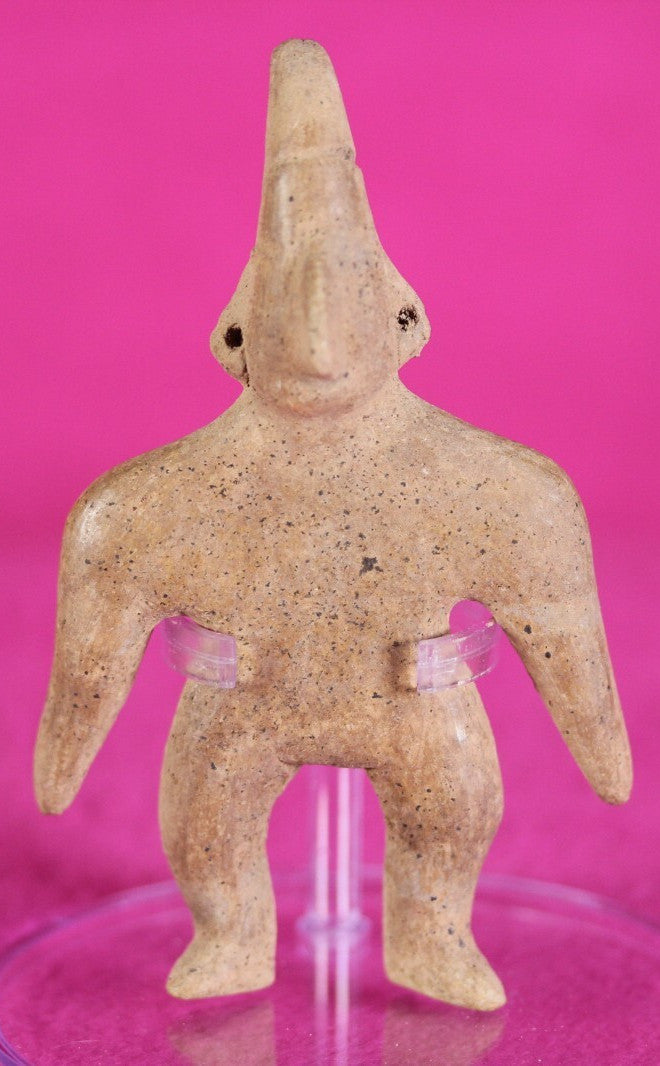 Pre Columbian Authentic Artifact Archaic Tomb Figure Colima Mexico 200BC COA T14