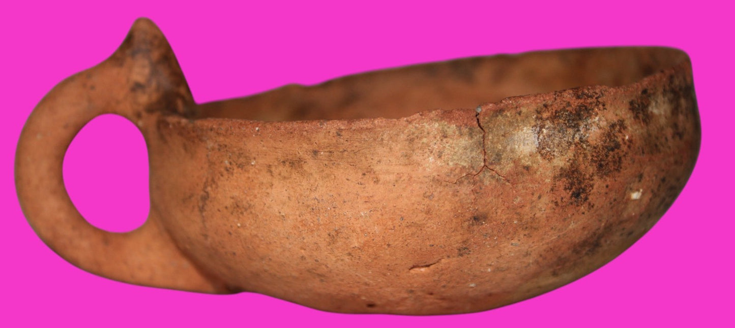 Ancient Holy Land Artifact 4000 Year Old Cup Time of Abraham 2000 BC COA J113