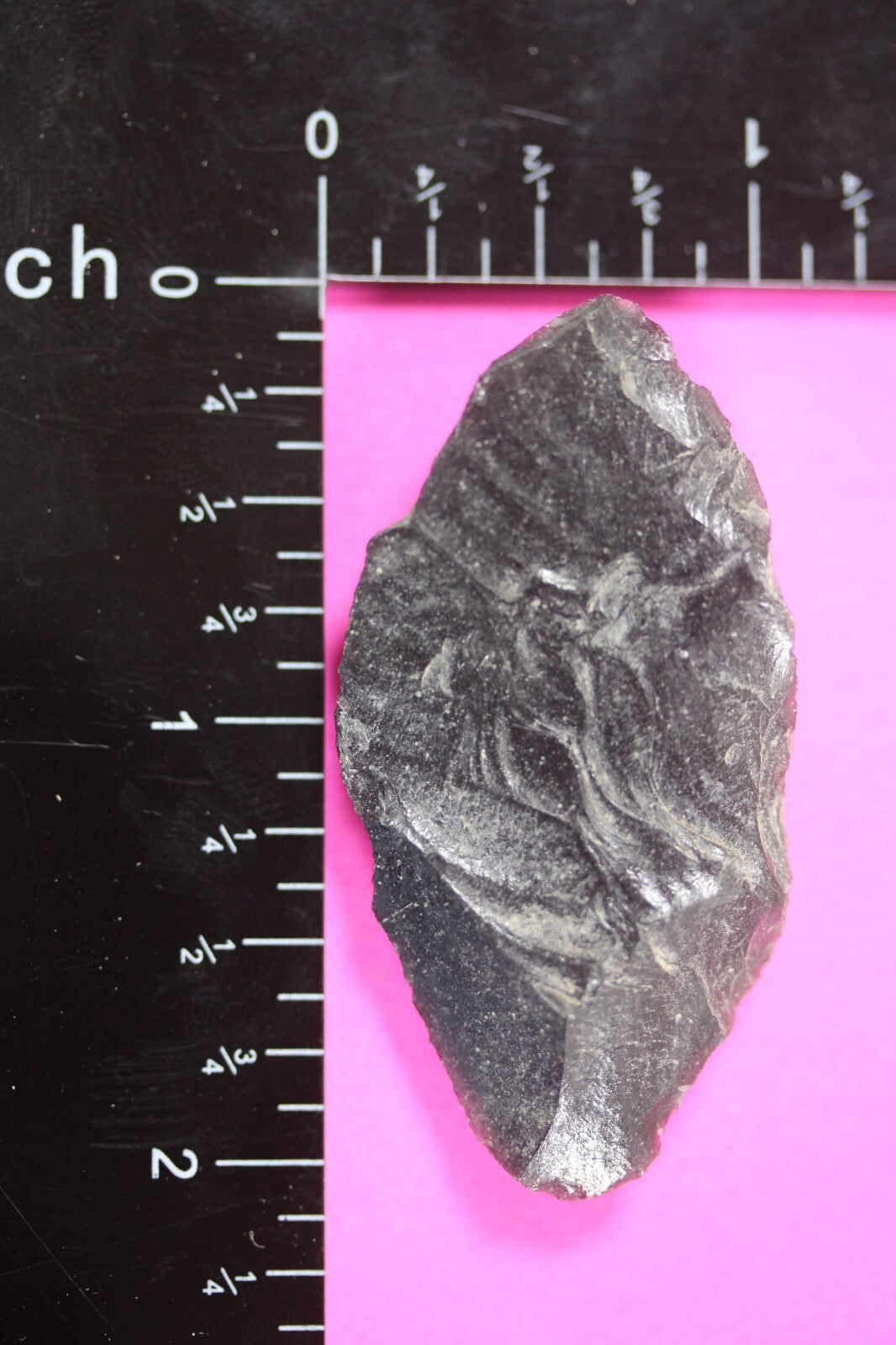 Authentic Pre Columbian Artifact Aztec Arrowhead Battle of Mexico City COA 40