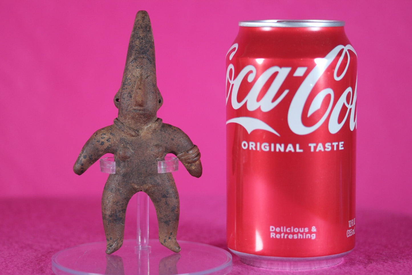 Pre Columbian Authentic Artifact Girl Figure Colima Mexico 100 BC-250 AD COA 138