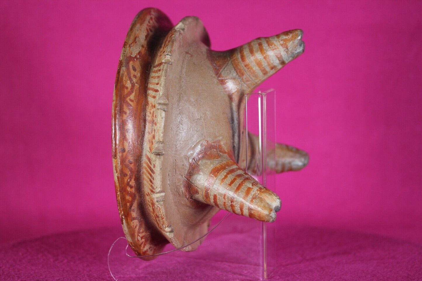 Authentic Pre Columbian Artifact Michoacan Tripod Bowl Ex Arte Primitivo COA T27