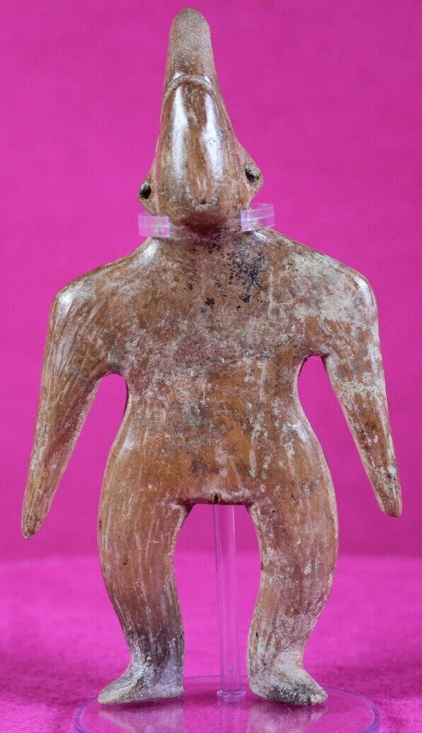 Authentic Pre Columbian Artifact Tomb Figure Colima Ex Arte Primitivo COA T41