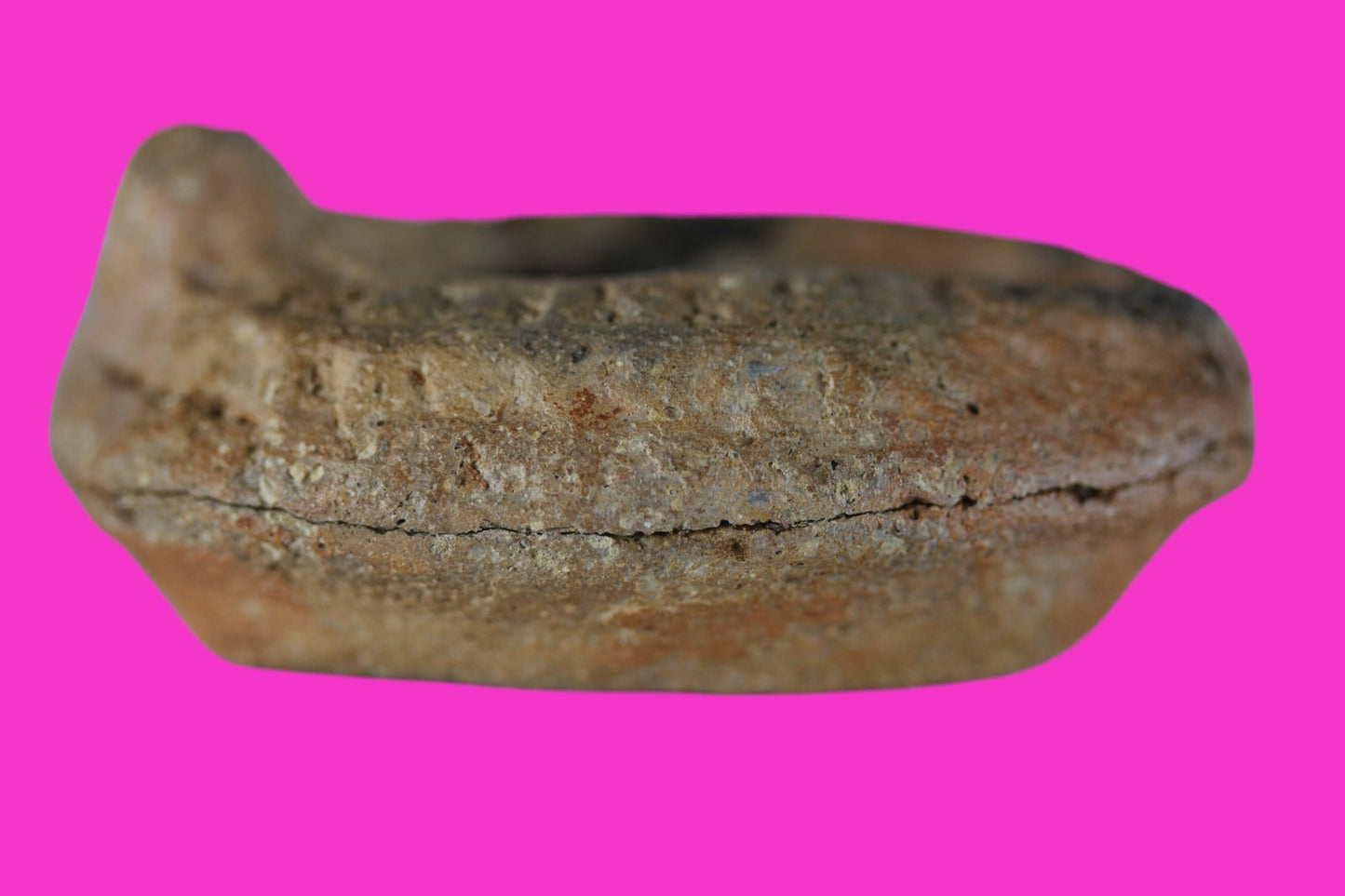 Ancient Holy Land Oil Lamp Artifact Jesus Christ Homeland 100 - 400 AD COA L11