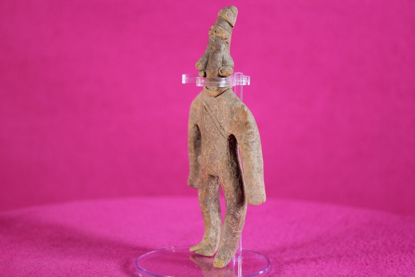 Authentic Pre Columbian Artifact Archaic Tomb Figure Colima Mexico  COA T76