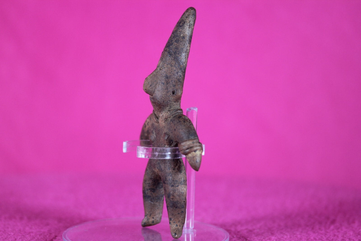 Pre Columbian Authentic Artifact Girl Figure Colima Mexico 100 BC-250 AD COA 138
