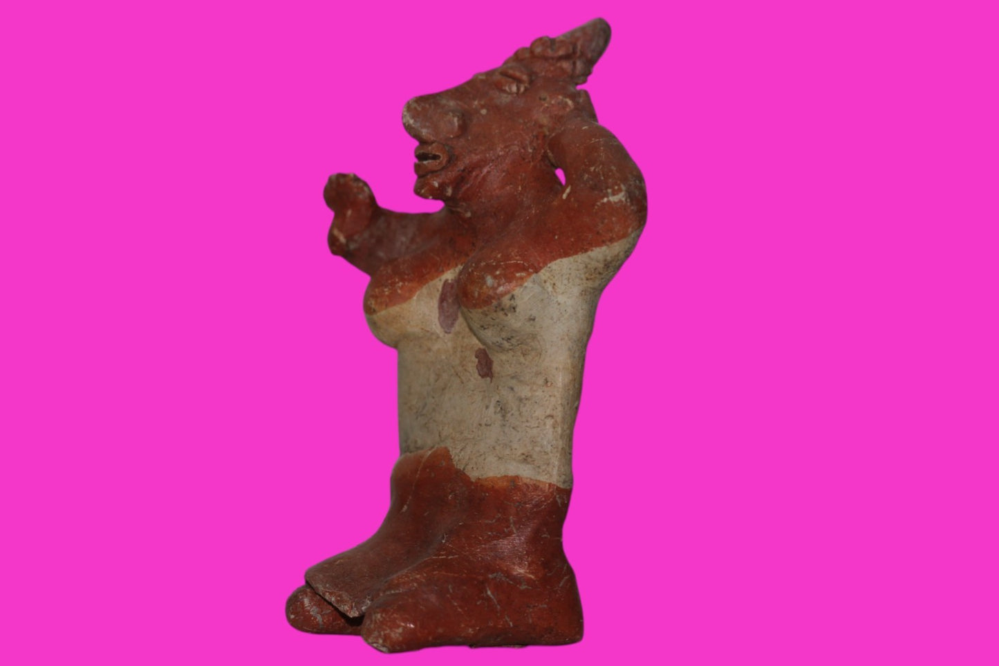 Pre Columbian Genuine Artifact Female Jalisco Figure Mexico 250BC-1000AD COA 209