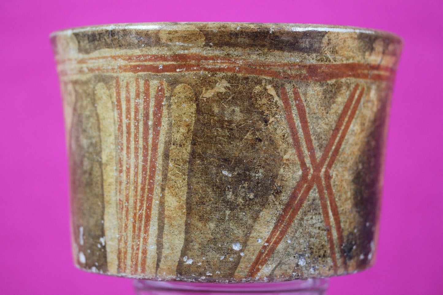 Authentic Pre Columbian Artifact Mayan Cooking Pot Pottery 250-900 AD COA T04