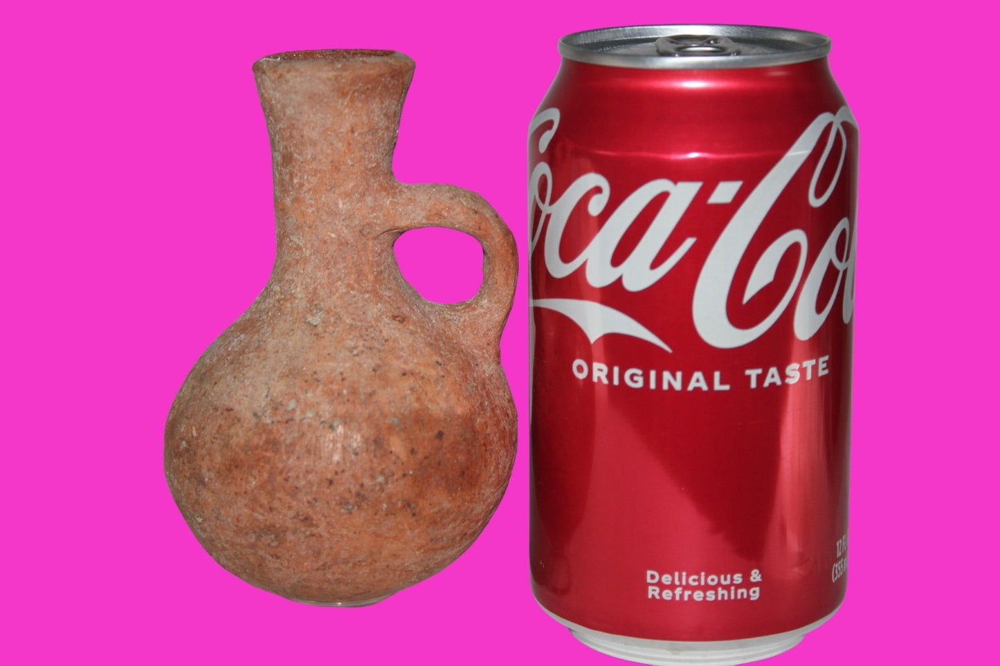 Ancient Holy Land Artifact King David Era Jug Land of Jesus Christ 1000 BC COA 9