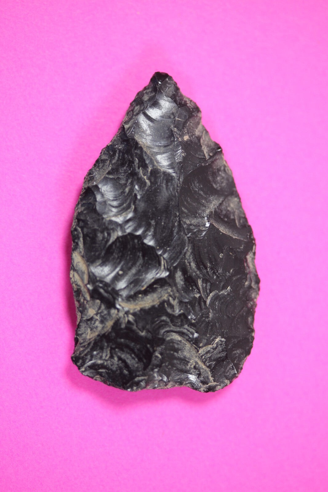 Authentic Pre Columbian Artifact Aztec Arrowhead Battle of Mexico City COA 53