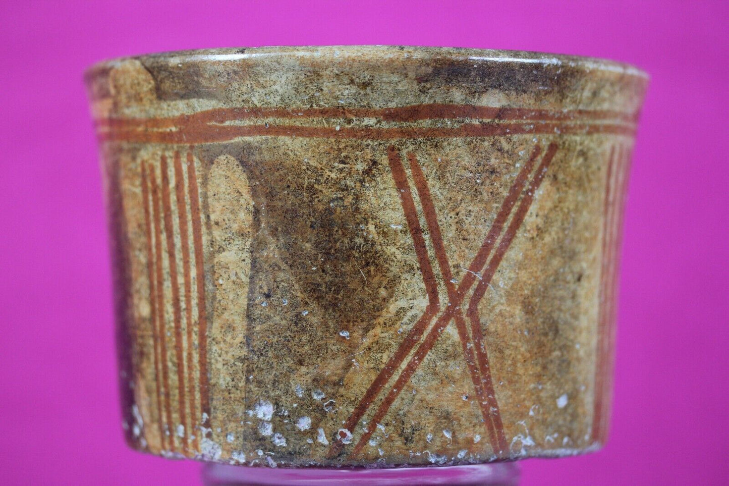 Authentic Pre Columbian Artifact Mayan Cooking Pot Pottery 250-900 AD COA T04