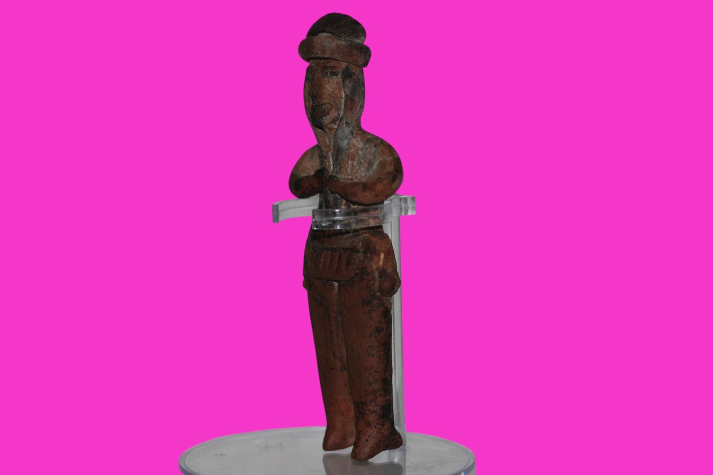 Pre Columbian Authentic Artifact Pretty Lady Tomb Figure Colima Mexico COA 16