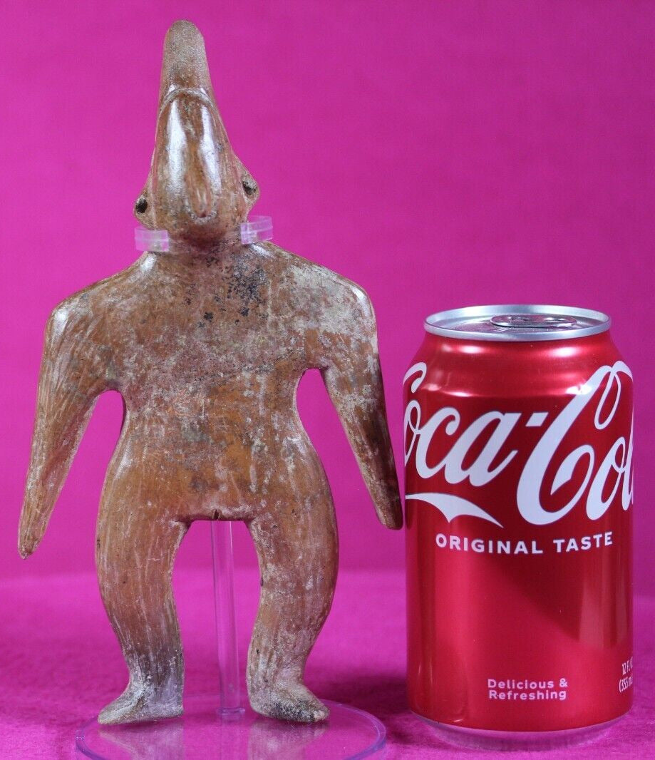 Authentic Pre Columbian Artifact Tomb Figure Colima Ex Arte Primitivo COA T41