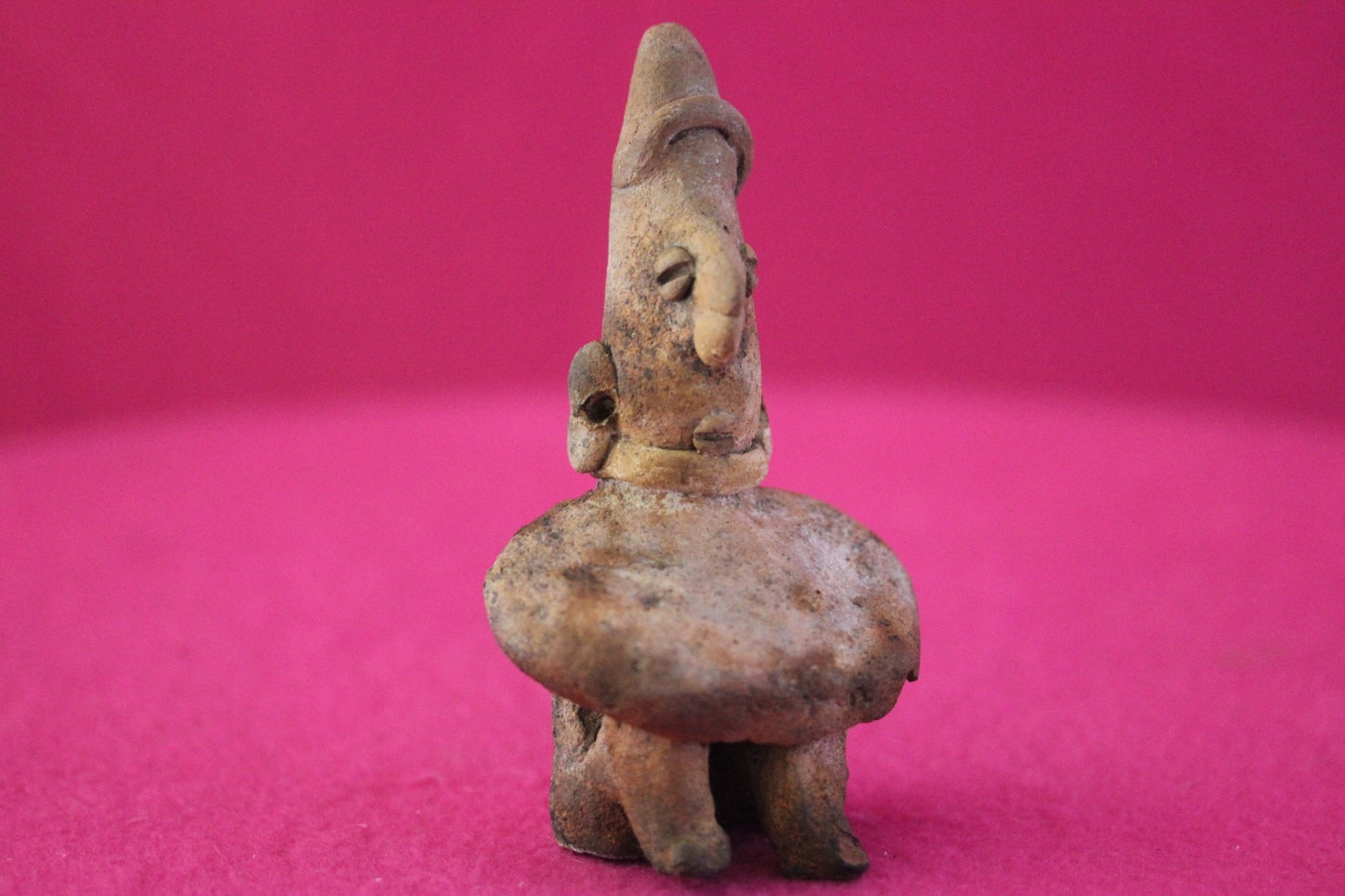 Pre Columbian Authentic Artifact Rare Skirted Tomb Figure Colima Mexico COA 182