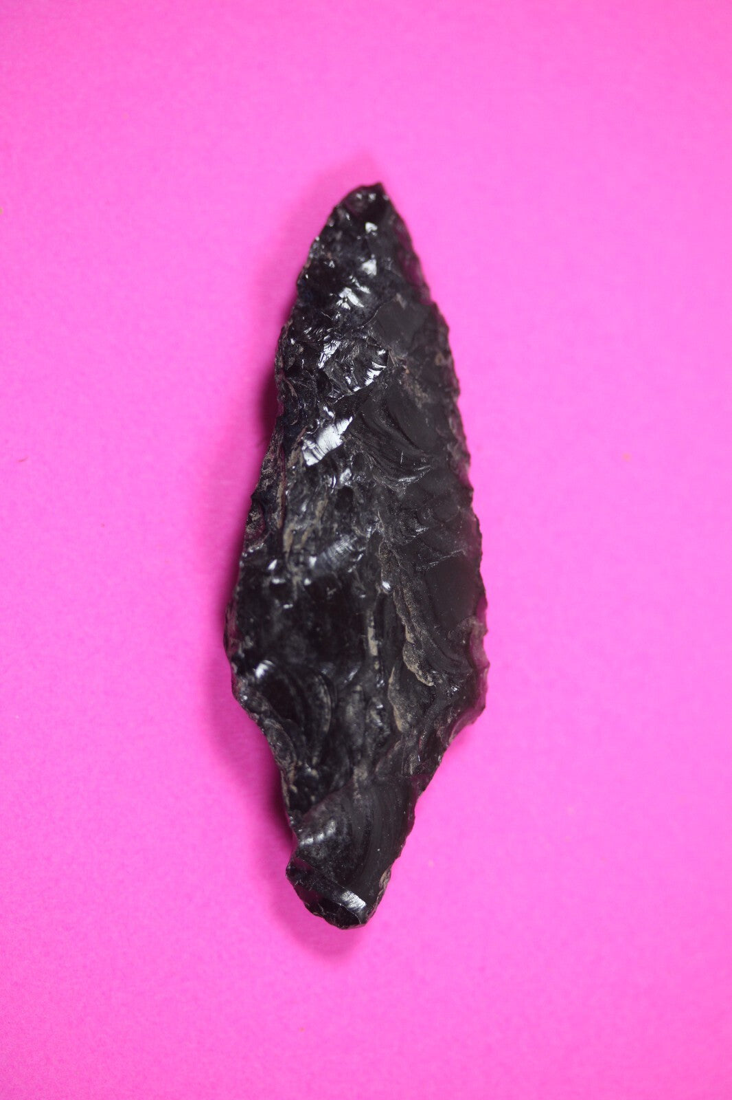 Authentic Pre Columbian Artifact Aztec Arrowhead Battle of Mexico City COA 36