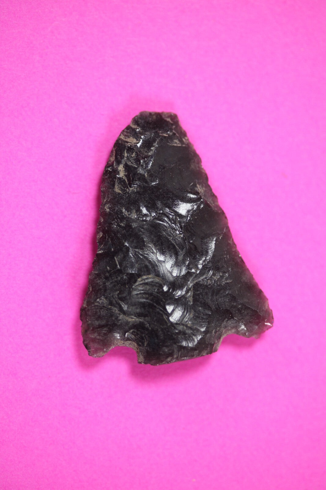 Authentic Pre Columbian Artifact Aztec Arrowhead Battle of Mexico City COA 74