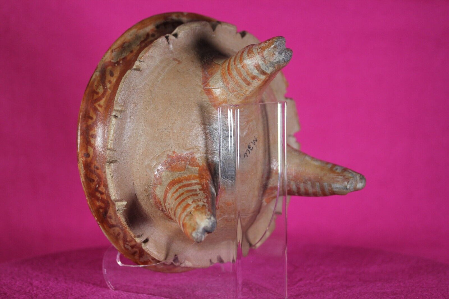 Authentic Pre Columbian Artifact Michoacan Tripod Bowl Ex Arte Primitivo COA T27