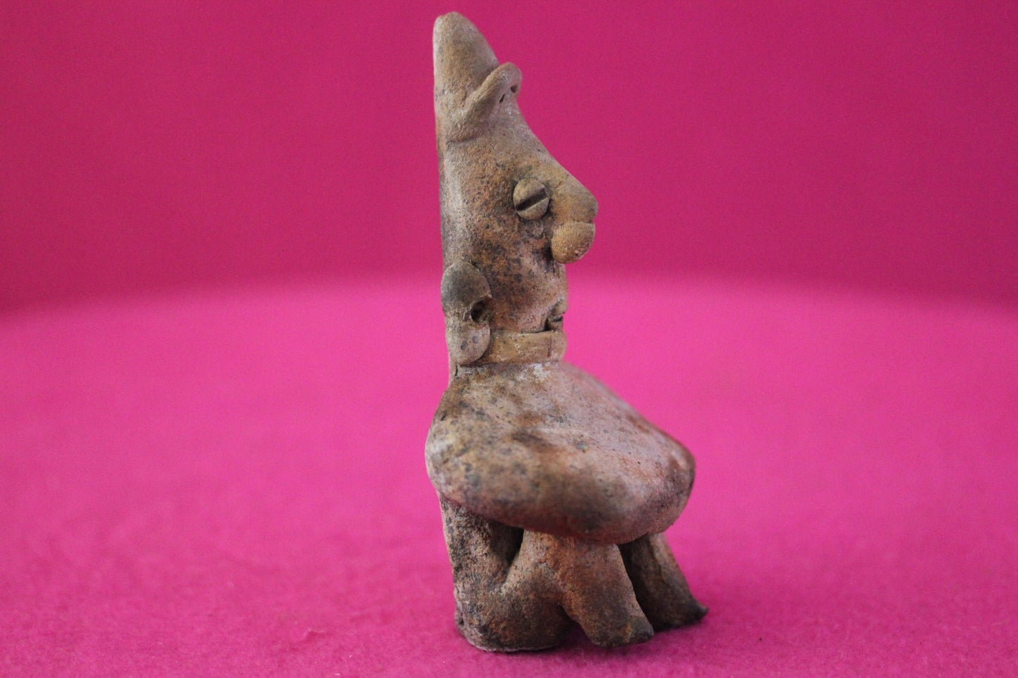 Pre Columbian Authentic Artifact Rare Skirted Tomb Figure Colima Mexico COA 182