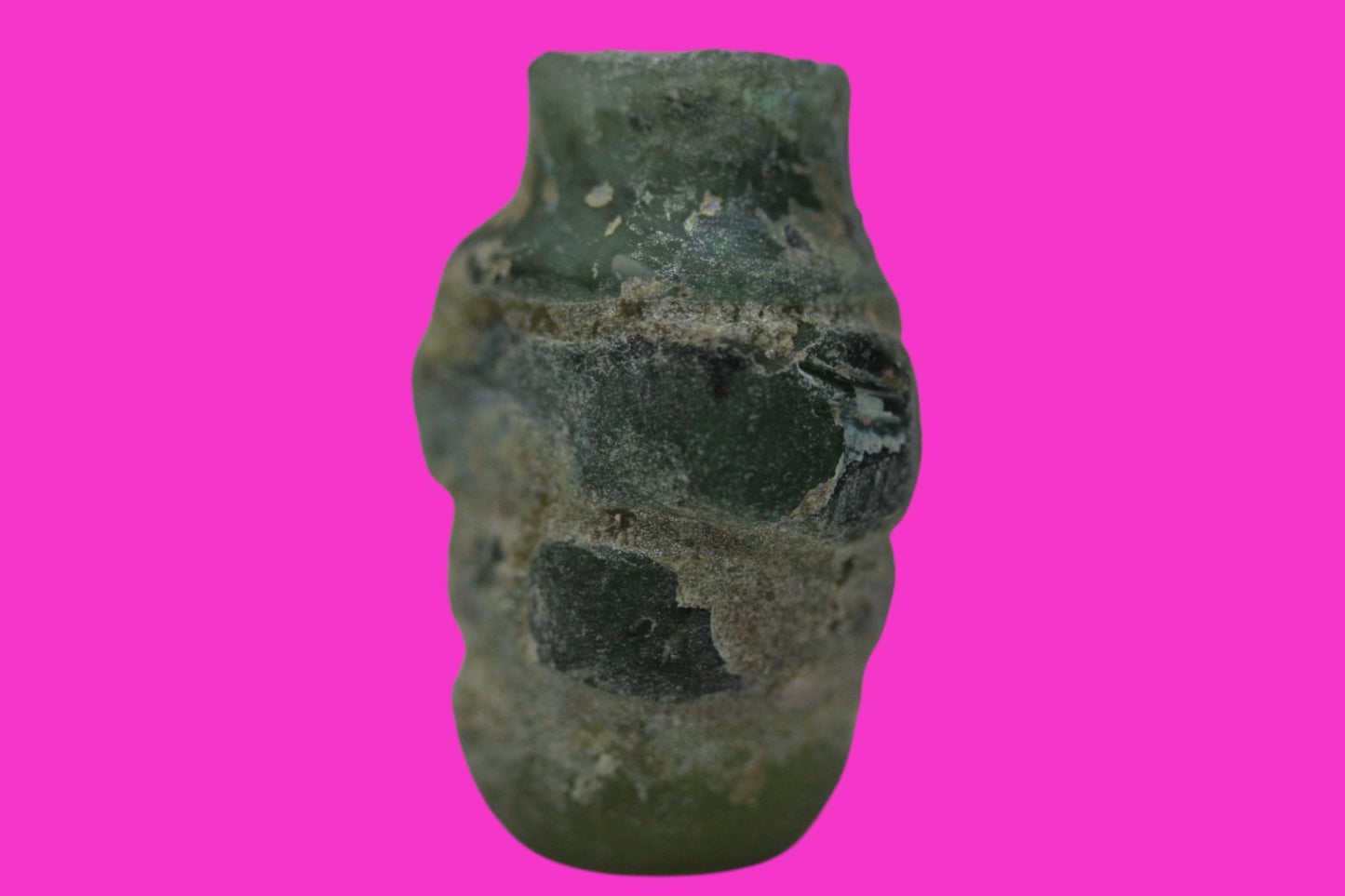 Authentic Persian Artifact Glass Bottle 900-1000 AD Silk Road Hoard COA J27