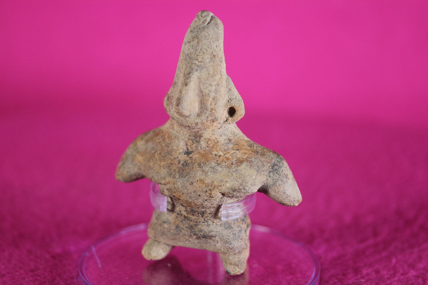 Authentic Pre Columbian Artifact Dwarf Tomb Figure Colima Mexico COA T91