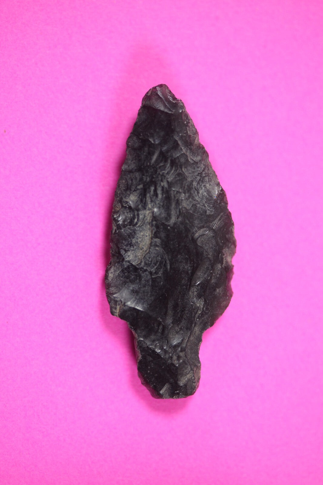 Authentic Pre Columbian Artifact Aztec Arrowhead Battle of Mexico City COA 65