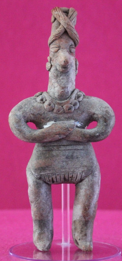 Pre Columbian Authentic Artifact Tomb Figure Colima Mexico 100 BC-250 AD COA 169