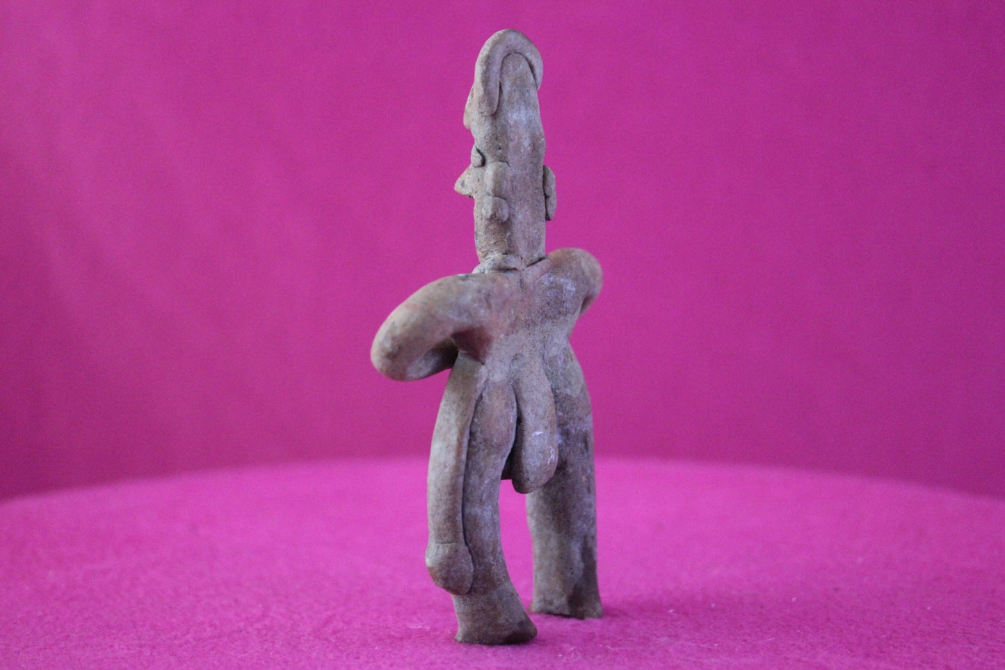 Pre Columbian Authentic Artifact Male Shaman Tomb Figure Colima Mexico COA 200