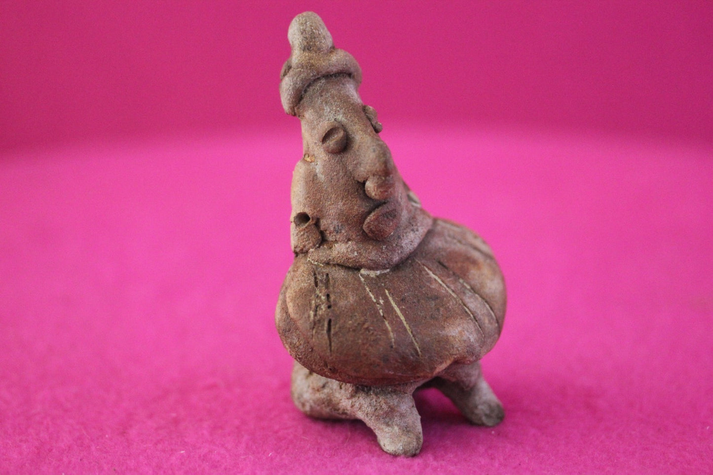 Pre Columbian Authentic Artifact Rare Skirted Tomb Figure Colima Mexico COA 181