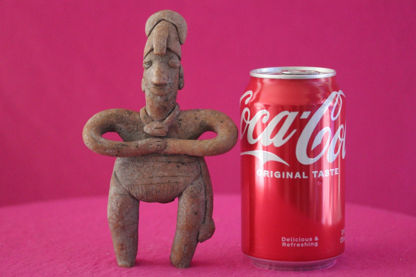 Pre Columbian Authentic Artifact Male Shaman Tomb Figure Colima Mexico COA 200