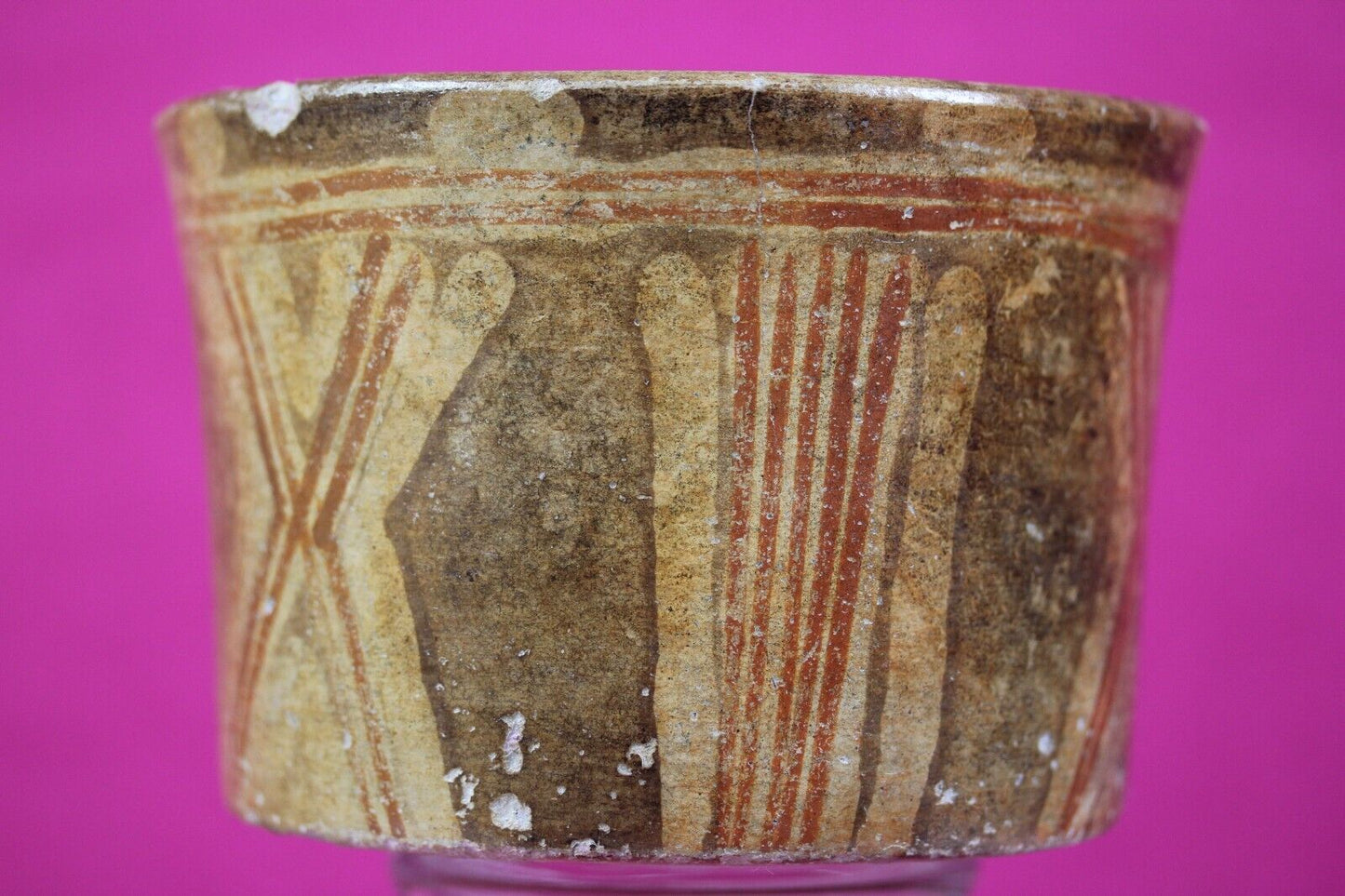 Authentic Pre Columbian Artifact Mayan Cooking Pot Pottery 250-900 AD COA T04