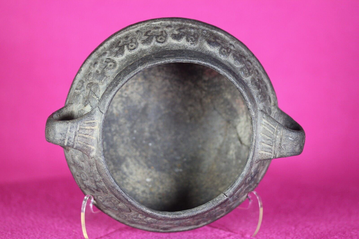 Authentic Pre Columbian Artifact Moche Bird Motifs Bowl 100-800 AD Peru COA J19