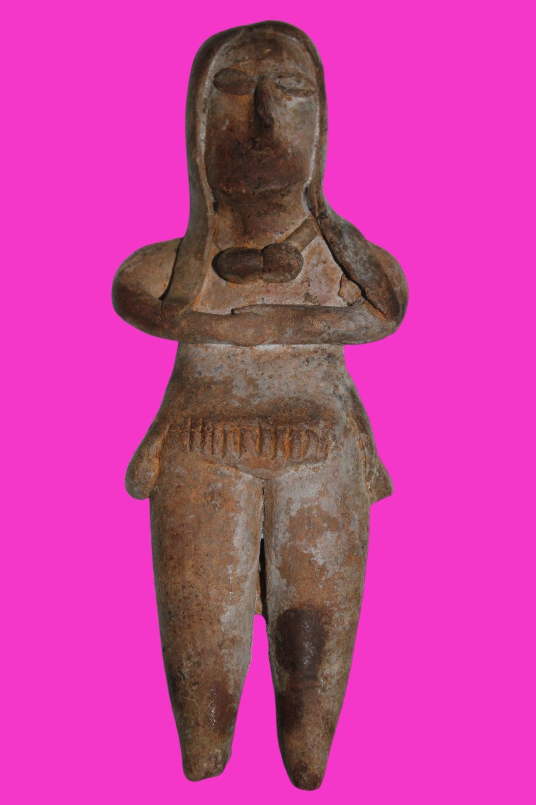 Pre Columbian Authentic Artifact Pretty Lady Tomb Figure Colima Mexico COA 210