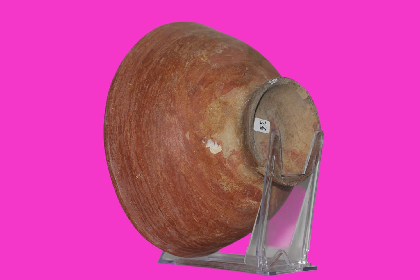 Pre Columbian Authentic Artifact Pedestal Bowl Nazca Peru 500 to 800 AD COA J53