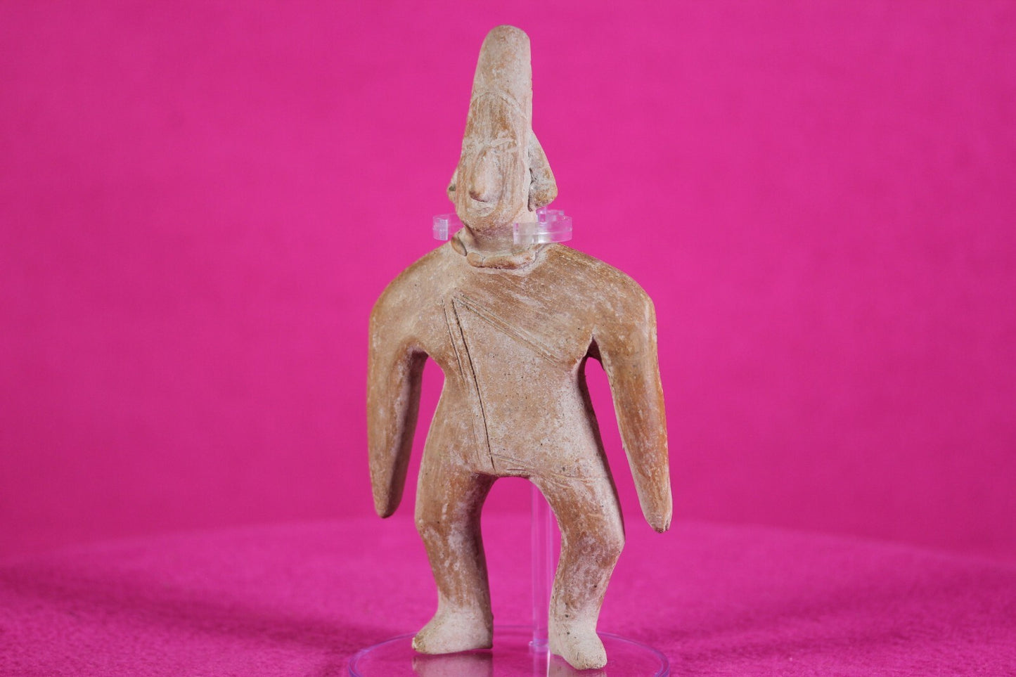 Authentic Pre Columbian Artifact Tomb Figure Colima Ex Arte Primitivo COA T78