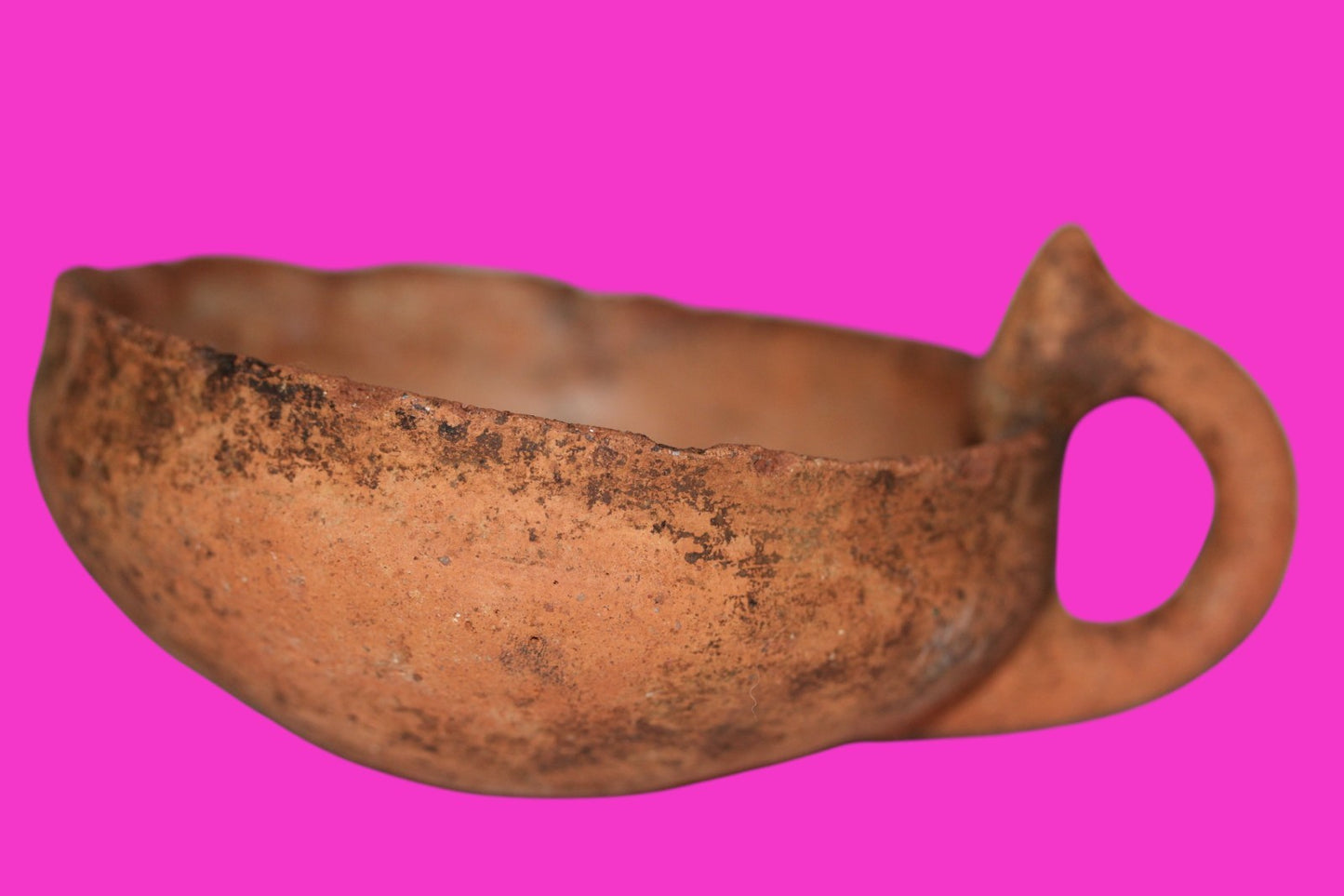 Ancient Holy Land Artifact 4000 Year Old Cup Time of Abraham 2000 BC COA J113