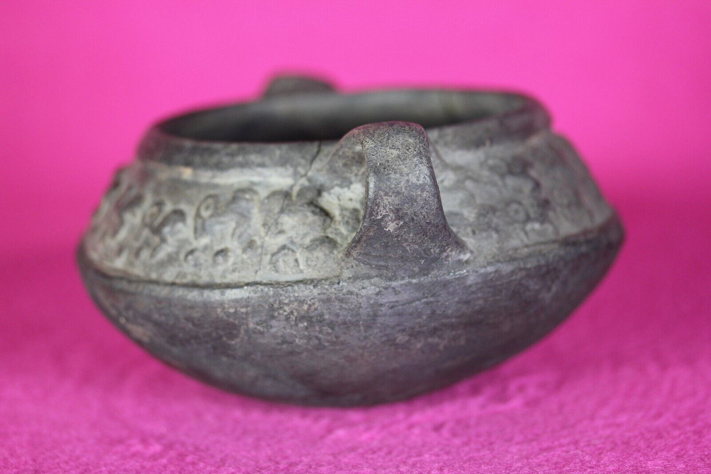 Authentic Pre Columbian Artifact Moche Bird Motifs Bowl 100-800 AD Peru COA J19