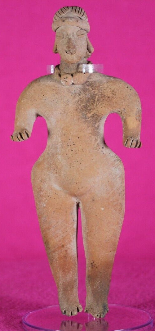 Authentic Pre Columbian Artifact Tomb Figure Colima Ex Arte Primitivo COA T59