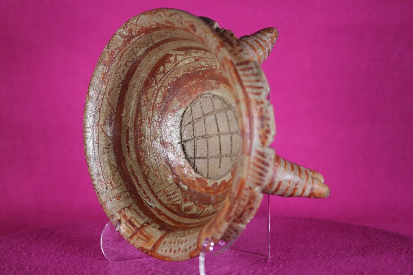 Authentic Pre Columbian Artifact Michoacan Tripod Bowl Ex Arte Primitivo COA T27