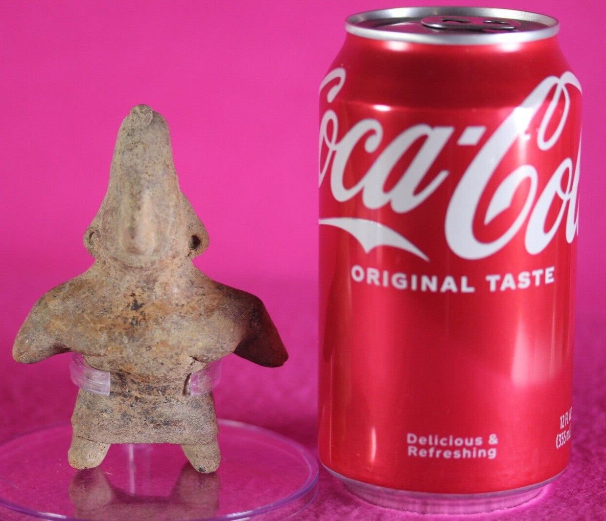 Authentic Pre Columbian Artifact Dwarf Tomb Figure Colima Mexico COA T91