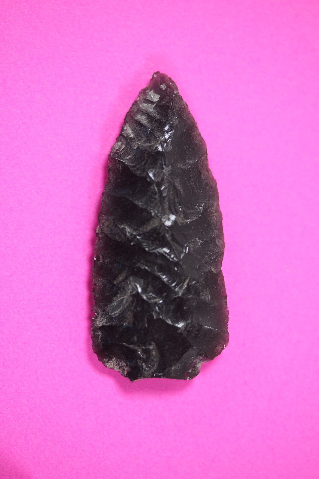 Authentic Pre Columbian Artifact Aztec Arrowhead Battle of Mexico City COA 51