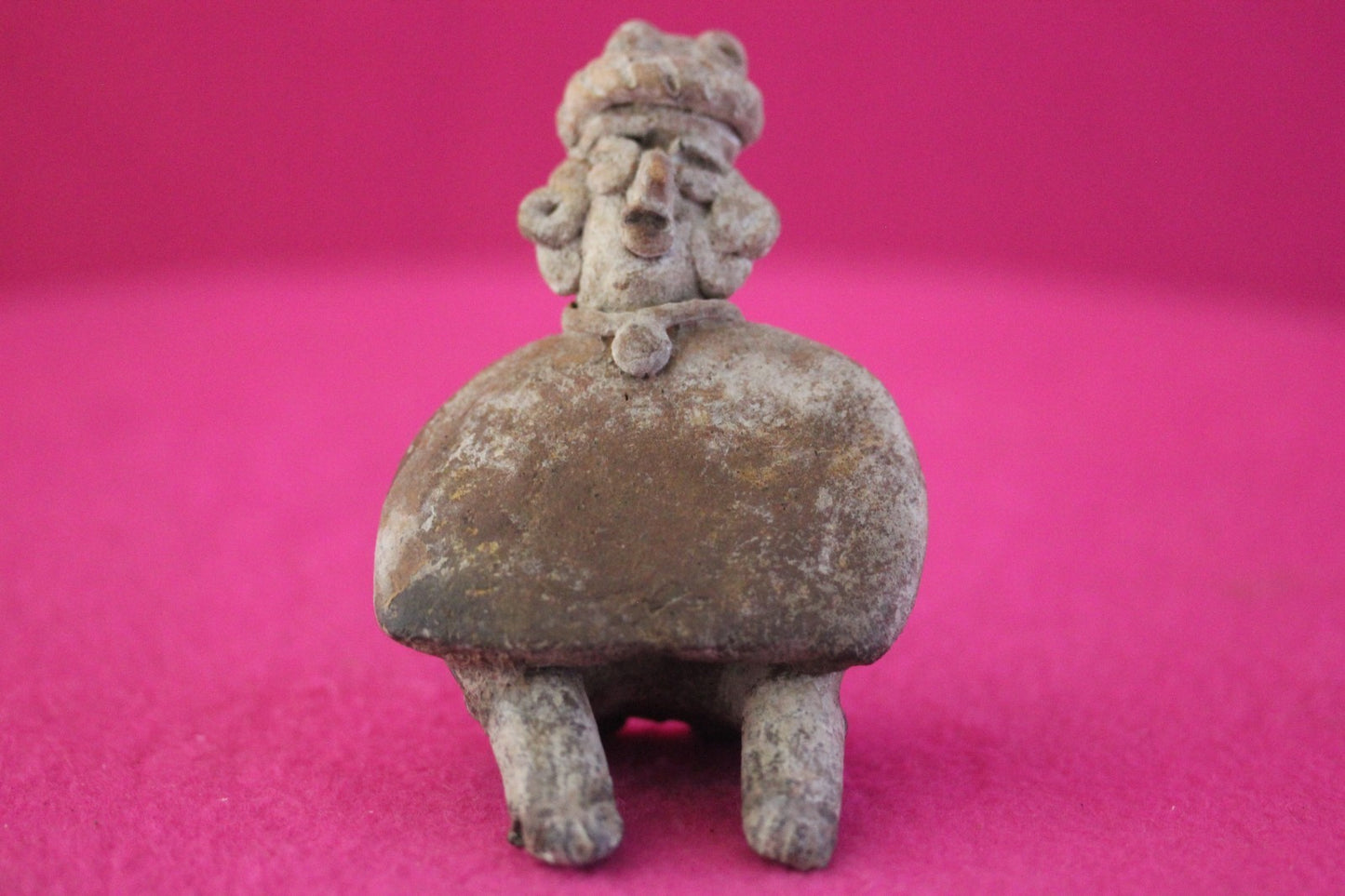 Pre Columbian Authentic Artifact Rare Skirted Tomb Figure Colima Mexico COA 183