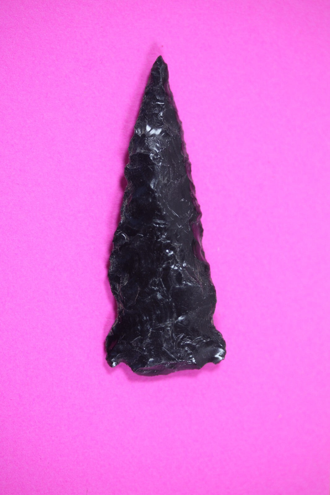 Authentic Pre Columbian Artifact Aztec Arrowhead Battle of Mexico City COA 29